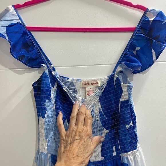 Flying TomatoeSummer dress size S New No Tags Off the shoulder - Picture 7 of 7